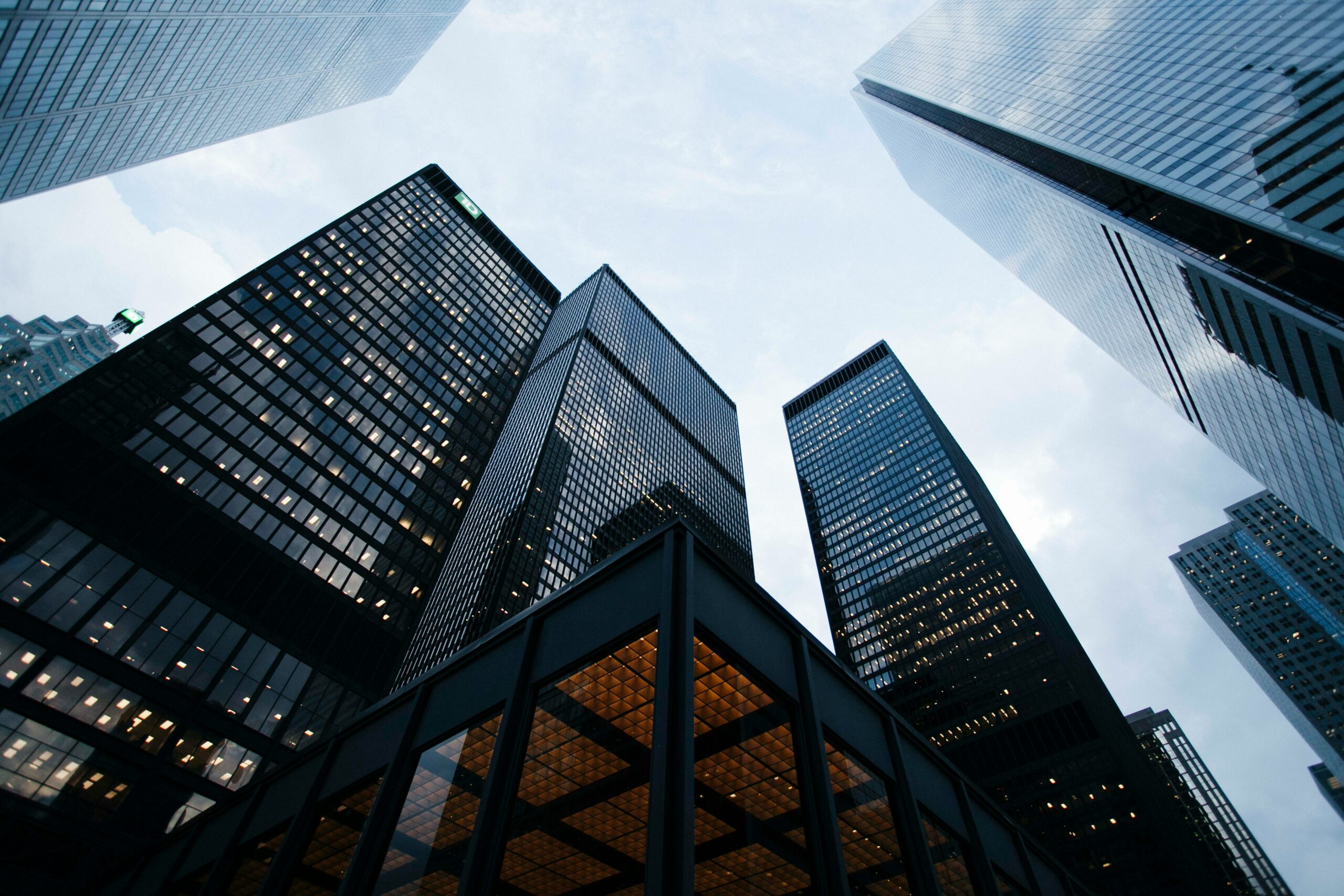 City skyscrapers