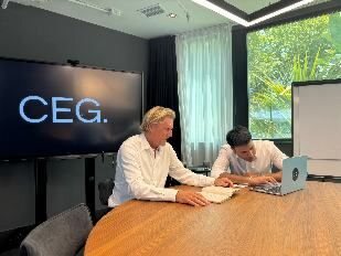 CEG team in a meeting room